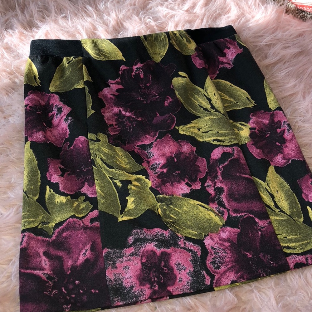Simply Vera by Vera Wang Floral A-Line Skirt